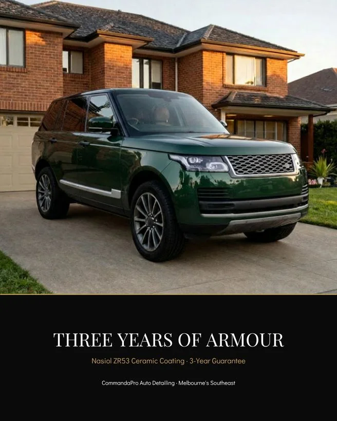 Ceramic coated Range Rover
