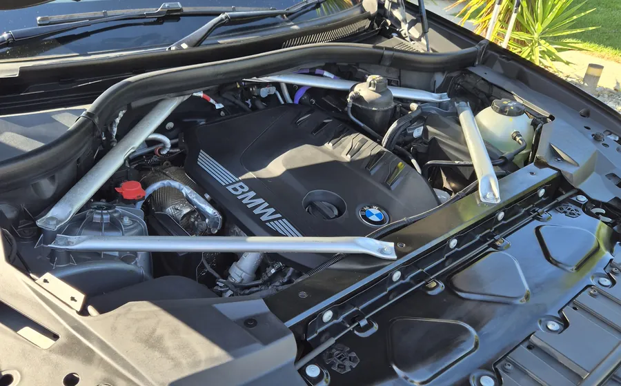 Tidied engine bay after a detail