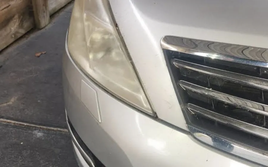 Detailed grille and corrected paint on a car in Cranbourne West