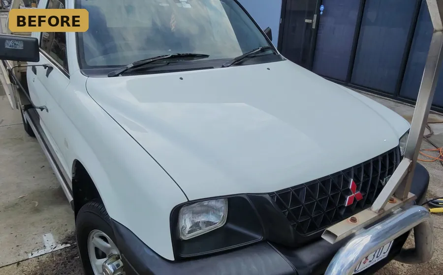 Work ute before detailing in Dandenong